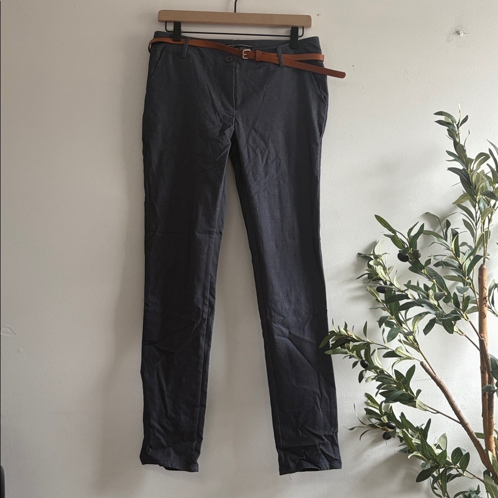 Women's Skinny Pants with Belt